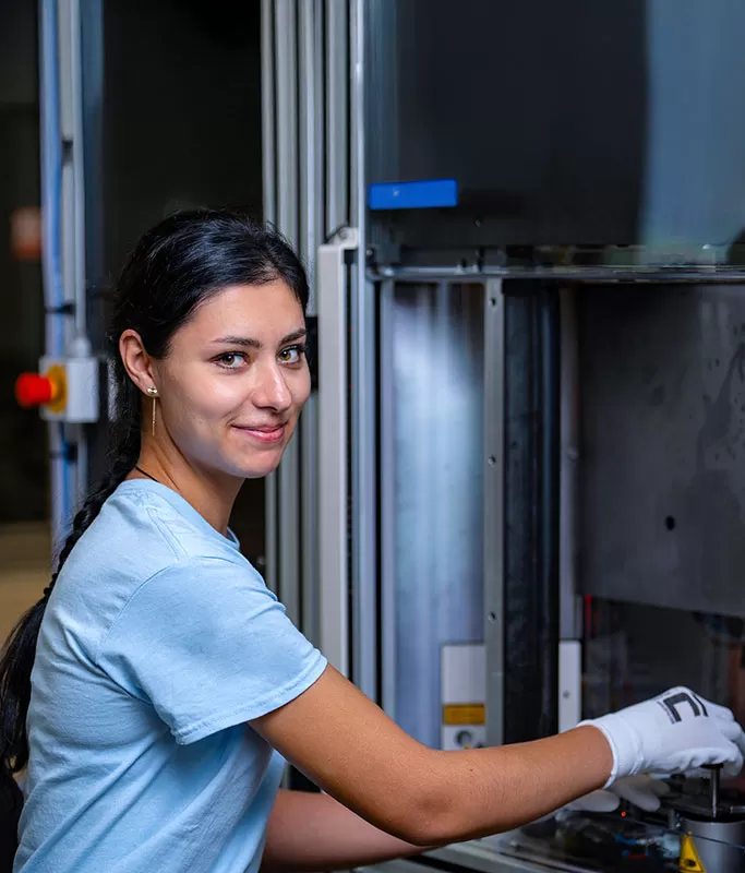 Employee working